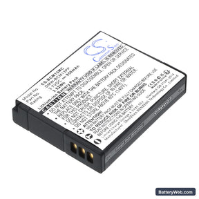 Panasonic Lumix DMC-TZ41 Replacement Battery, 3.7V, 950mAh, Li-ion 1