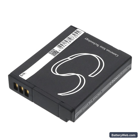 Panasonic Lumix DMC-TZ41 Replacement Battery, 3.7V, 950mAh, Li-ion 3