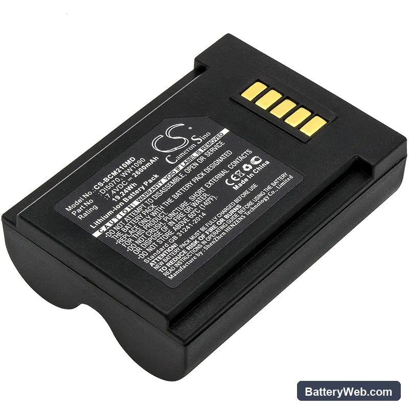 BCI SpectrO2 Pulse Oximeters Replacement Battery, 7.4V, 2600mAh, Li-ion 1