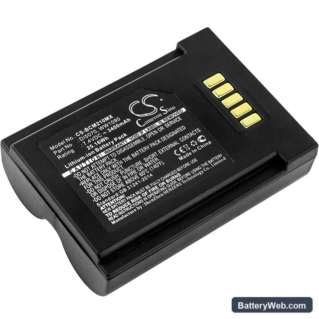 BCI SpectrO2 Pulse Oximeters Replacement Battery, 7.4V, 3400mAh, Li-ion 1