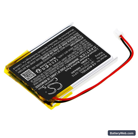 Uniross Replacement Battery, 3.7V, 500mAh, Li-Polymer 2