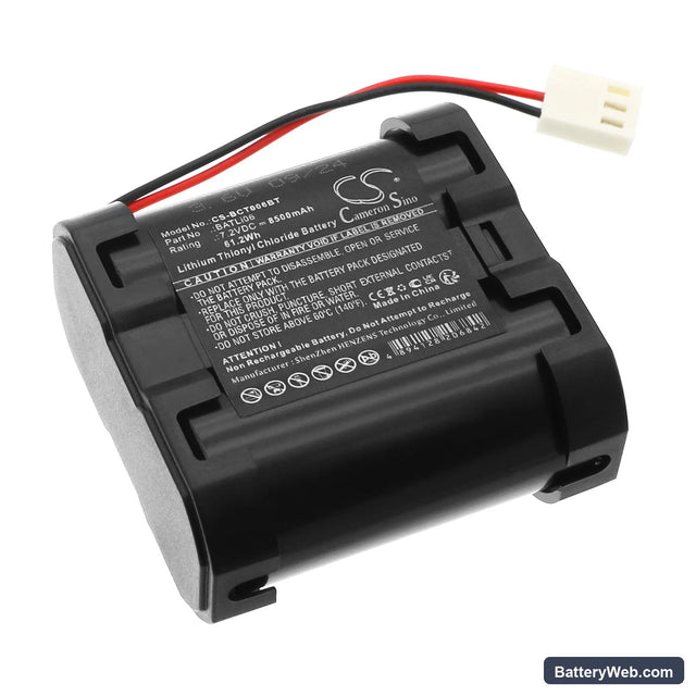 Daitem D14000 Replacement Battery, 7.2V, 8500mAh, Li-SOCl2 1