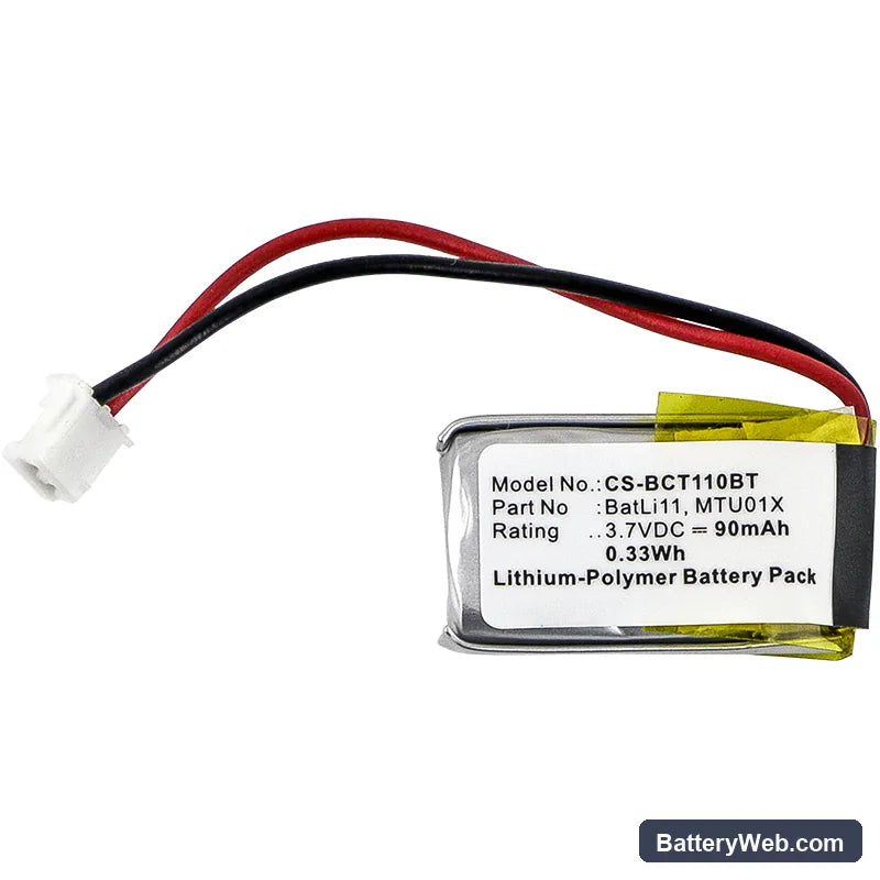 Logisty S660-22e Replacement Battery, 3.7V, 90mAh, Li-Polymer 3