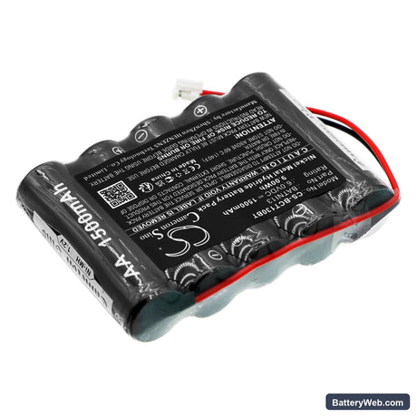 Daitem Panel Pre 2007 Replacement Battery, 6V, 1500mAh, Ni-MH 2