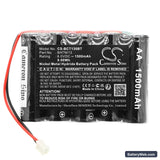 Daitem Panel Pre 2007 Replacement Battery, 6V, 1500mAh, Ni-MH 3