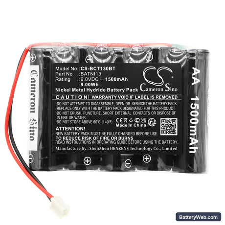 Daitem Panel Pre 2007 Replacement Battery, 6V, 1500mAh, Ni-MH 3