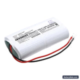 Daitem DC405 Replacement Battery, 14.4V, 6500mAh, Li-SOCl2 1