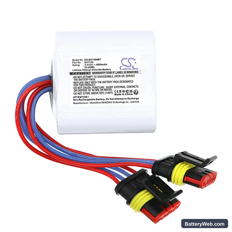 Daitem 408-27D Replacement Battery, 3.6V, 6500mAh, Li-SOCl2 3