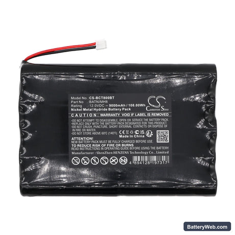 Daitem 318-16D Replacement Battery, 12V, 9000mAh, Ni-MH 3