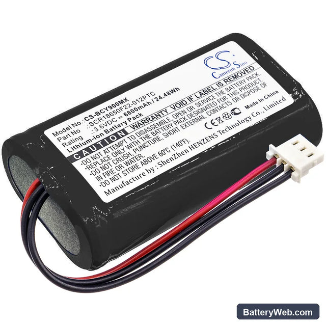 Bionet Oximete OXY9 Wave Replacement Battery, 3.6V, 6800mAh, Li-ion 1