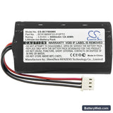 Bionet Oximete OXY9 Wave Replacement Battery, 3.6V, 6800mAh, Li-ion 3