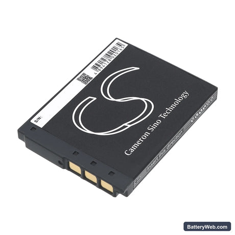 Sony Cyber-shot DSC-T200/B Replacement Battery, 3.7V, 680mAh, Li-ion 3