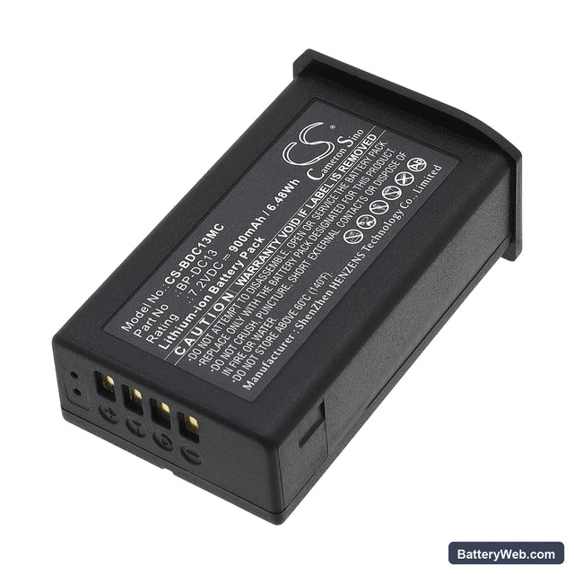 Leica T Replacement Battery, 7.2V, 900mAh, Li-ion 1
