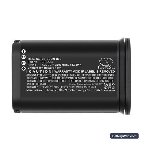 Leica Q2 Replacement Battery, 7.2V, 2600mAh, Li-ion 4