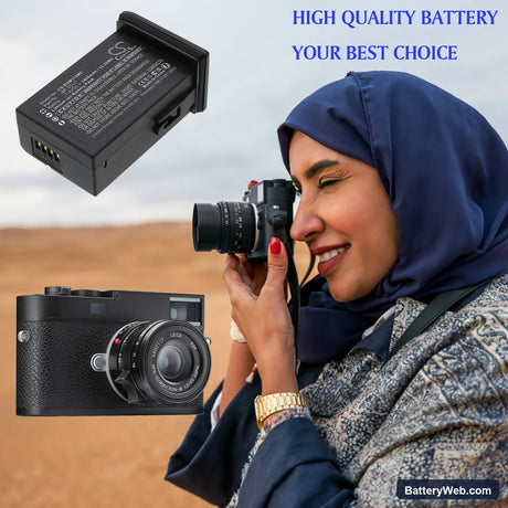 Leica M11 Replacement Battery, 7.4V, 1800mAh, Li-ion 6