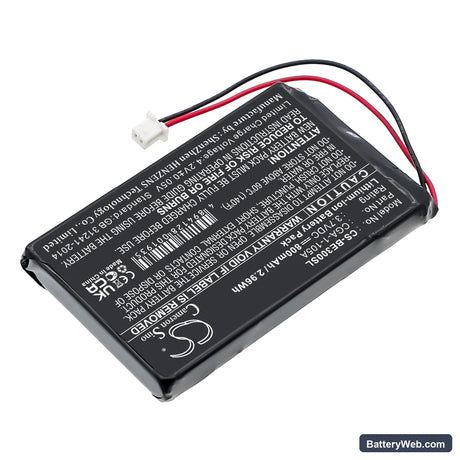 Casio Cassiopeia BE-300 Replacement Battery, 3.7V, 800mAh, Li-ion 2