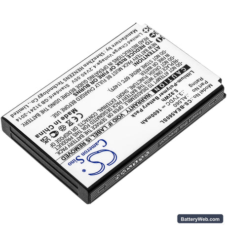 Bea-fon AL560 Replacement Battery, 3.7V, 1600mAh, Li-Polymer 2