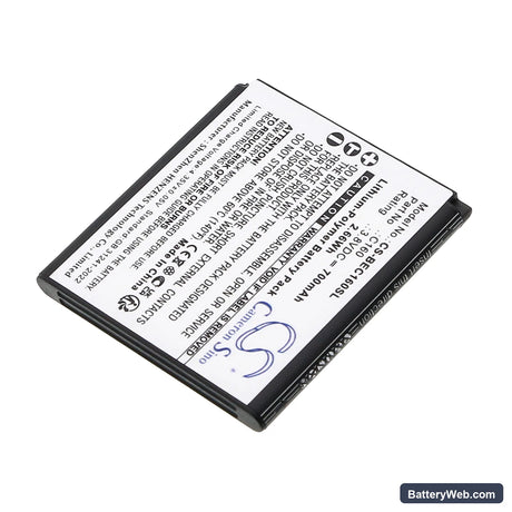 Bea-fon C160 Replacement Battery, 3.8V, 700mAh, Li-Polymer 2