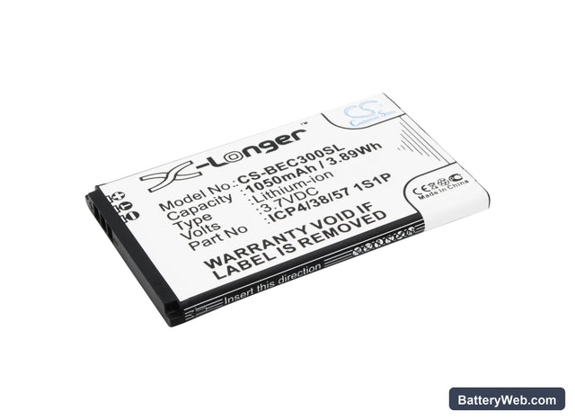 Bea-fon Classic Line C30 Replacement Battery, 3.7V, 1050mAh, Li-ion 1