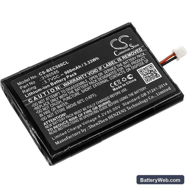 Bang & Olufsen Beocom 5 Replacement Battery, 3.7V, 900mAh, Li-ion 1