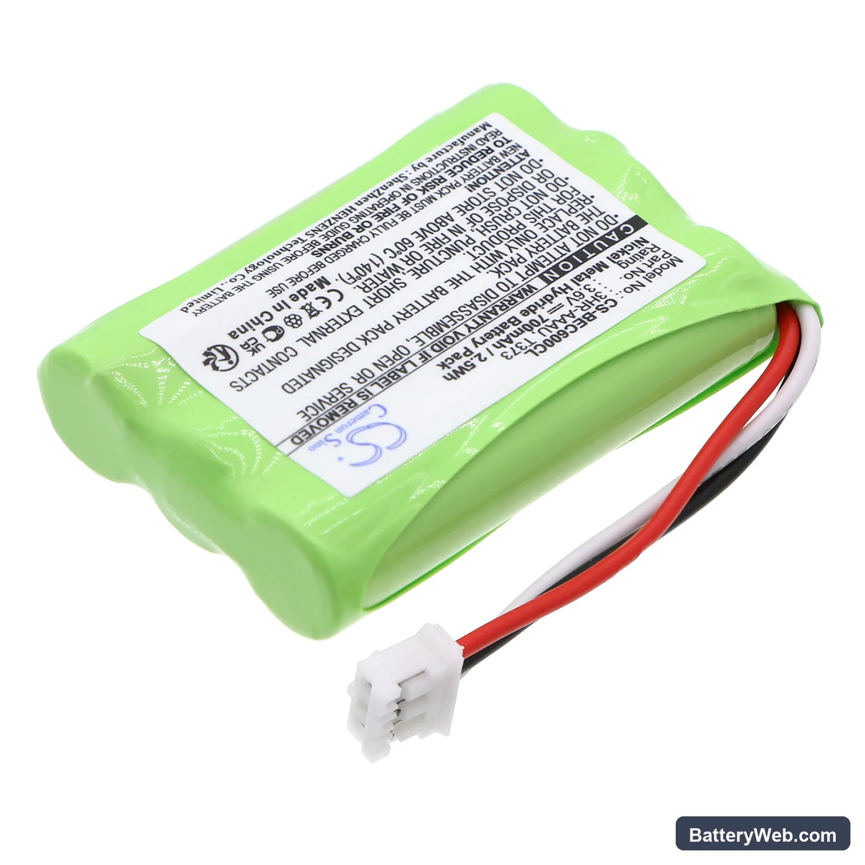 Bang & Olufsen BeoCom 6000 Replacement Battery, 3.6V, 700mAh, Ni-MH 2