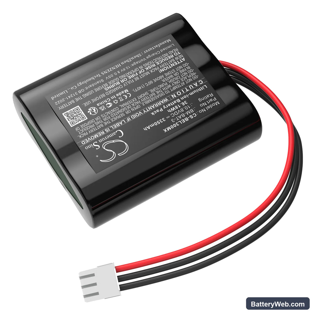 Bionet BM3 Pro Replacement Battery, 10.8V, 3350mAh, Li-ion 2