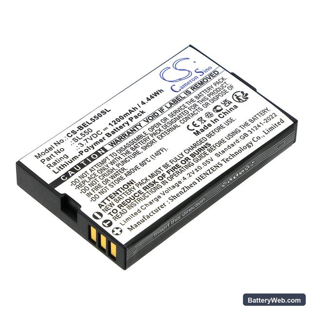 Bea-fon AL550 Replacement Battery, 3.7V, 1200mAh, Li-Polymer 1