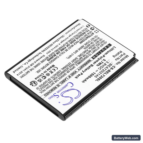 Bea-fon SL720 Replacement Battery, 3.8V, 1500mAh, Li-Polymer 2
