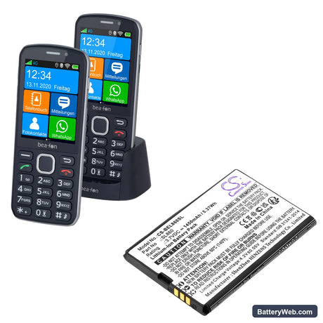 Bea-fon SL860 Touch Replacement Battery, 3.7V, 1450mAh, Li-ion 4