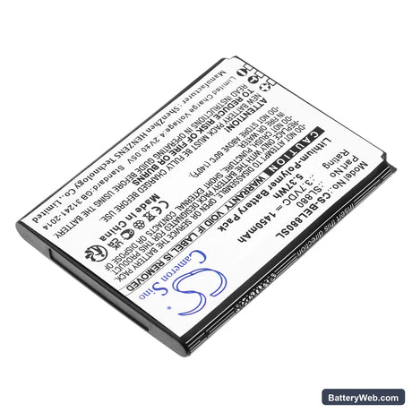 Bea-fon SL880 Touch Replacement Battery, 3.7V, 1450mAh, Li-Polymer 2