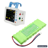 Bionet BM3:D1F1200001 ~ D1G03xxxxx(12.2005 ~ 03.2006) Replacement Battery, 12V, 2200mAh, Ni-MH 6