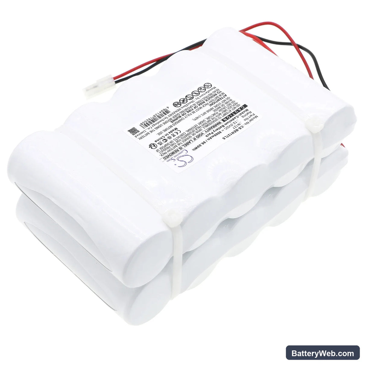 BIG BEAM 2SE12N7 Replacement Battery, 12V, 8000mAh, Ni-CD 2