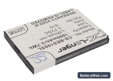 Bea-fon S10 Replacement Battery, 3.7V, 1000mAh, Li-ion 2