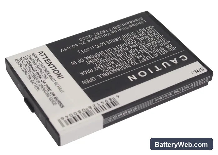 Bea-fon S10 Replacement Battery, 3.7V, 1000mAh, Li-ion 3