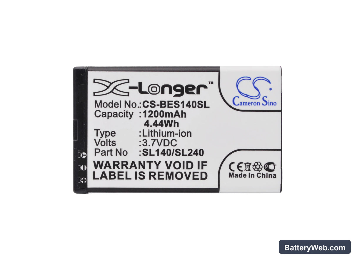 Clarity PAL Replacement Battery, 3.7V, 1200mAh, Li-ion 5