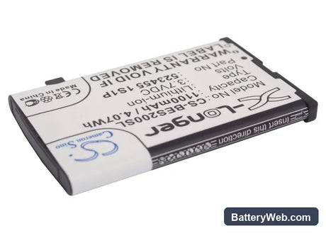 Bea-fon S200 Replacement Battery, 3.7V, 1100mAh, Li-ion 2