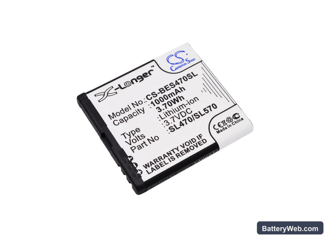 Bea-fon SL470 Replacement Battery, 3.7V, 1000mAh, Li-ion 1