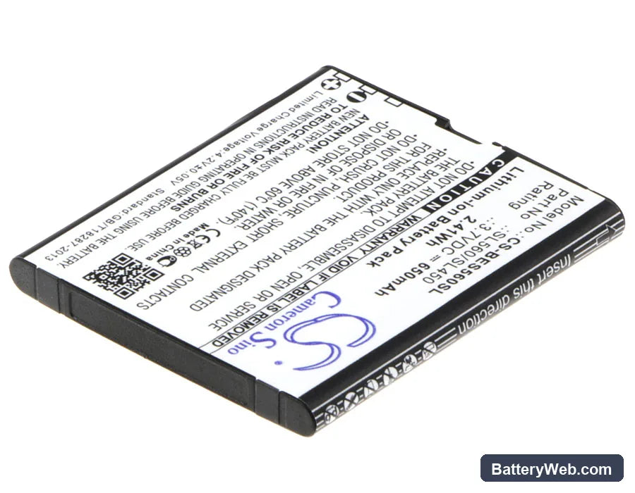Bea-fon SL560 Replacement Battery, 3.7V, 650mAh, Li-ion 2