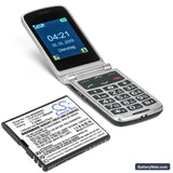 Bea-fon SL495 Replacement Battery, 3.7V, 600mAh, Li-ion 6