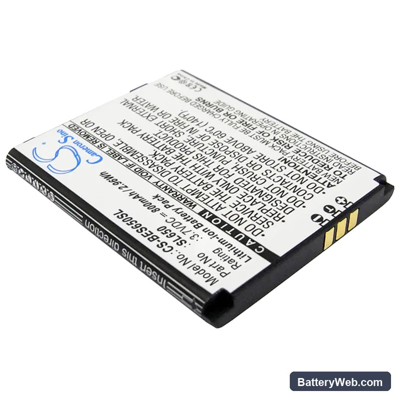 Bea-fon SL650 Replacement Battery, 3.7V, 800mAh, Li-ion 2