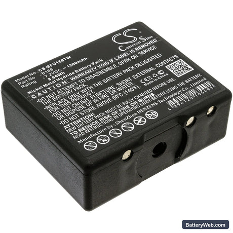Bosch HFG89 Replacement Battery, 7.2V, 1200mAh, Ni-MH 1