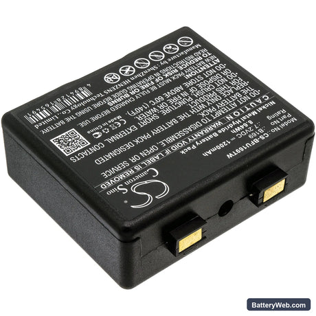 Bosch HFG89 Replacement Battery, 7.2V, 1200mAh, Ni-MH 2