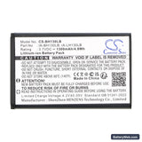Samsung SMX-C14 Replacement Battery, 3.7V, 1300mAh, Li-ion 3