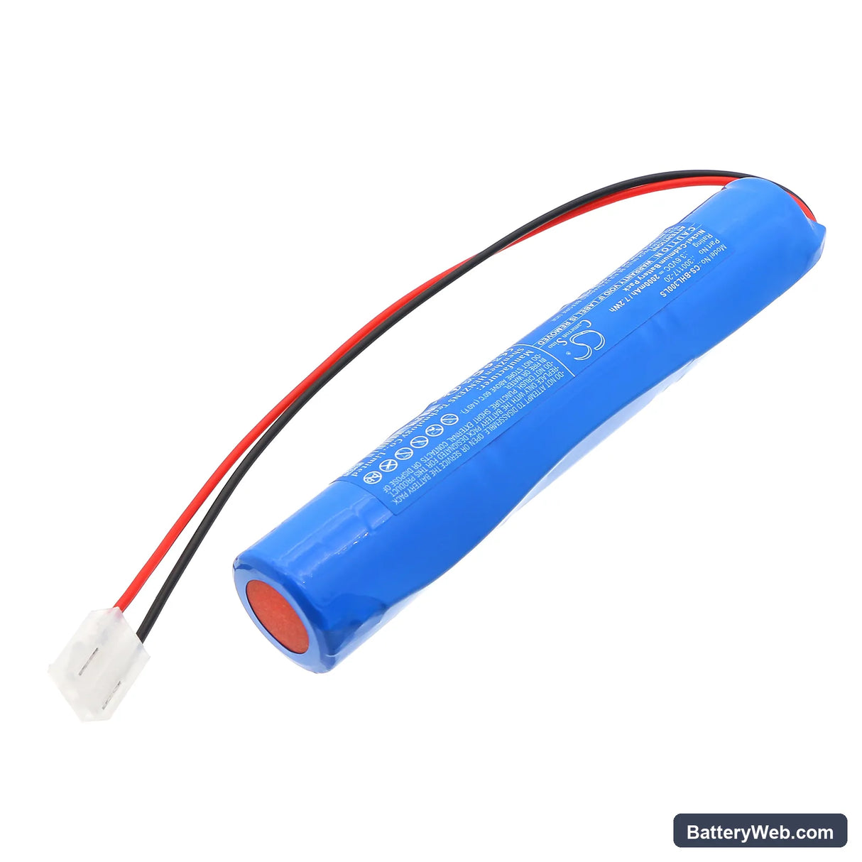 Beghelli 415.067.101 Replacement Battery, 3.6V, 2000mAh, Ni-CD 2