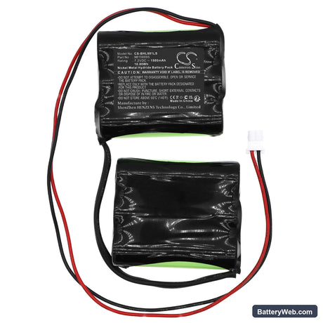 Beghelli 415391001 Replacement Battery, 7.2V, 1500mAh, Ni-MH 3