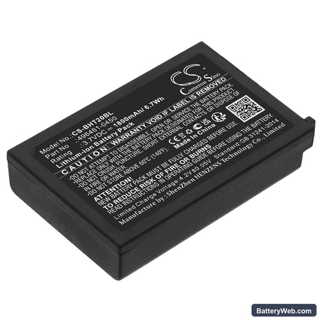 AUTO-ID ASIA Replacement Battery, 3.7V, 1800mAh, Li-ion 1