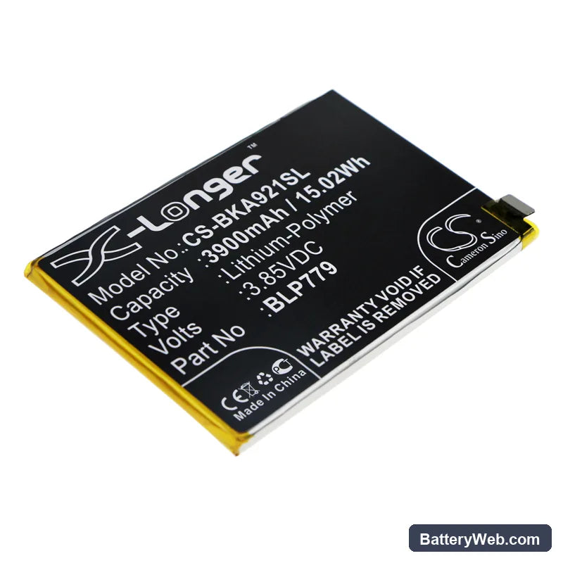 Vivo A92S Replacement Battery, 3.85V, 3900mAh, Li-Polymer 1