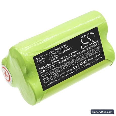 Black & Decker KC360H Replacement Battery, 3.6V, 1600mAh, Ni-MH 1
