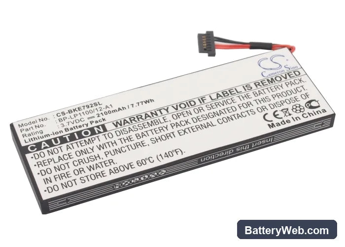 Becker Traffic Assist 7928 Replacement Battery, 3.7V, 2100mAh, Li-ion 1