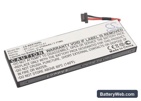 Becker Traffic Assist 7928 Replacement Battery, 3.7V, 2100mAh, Li-ion 1